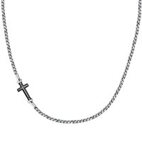Necklace Morellato Man Cross in Steel SKR61